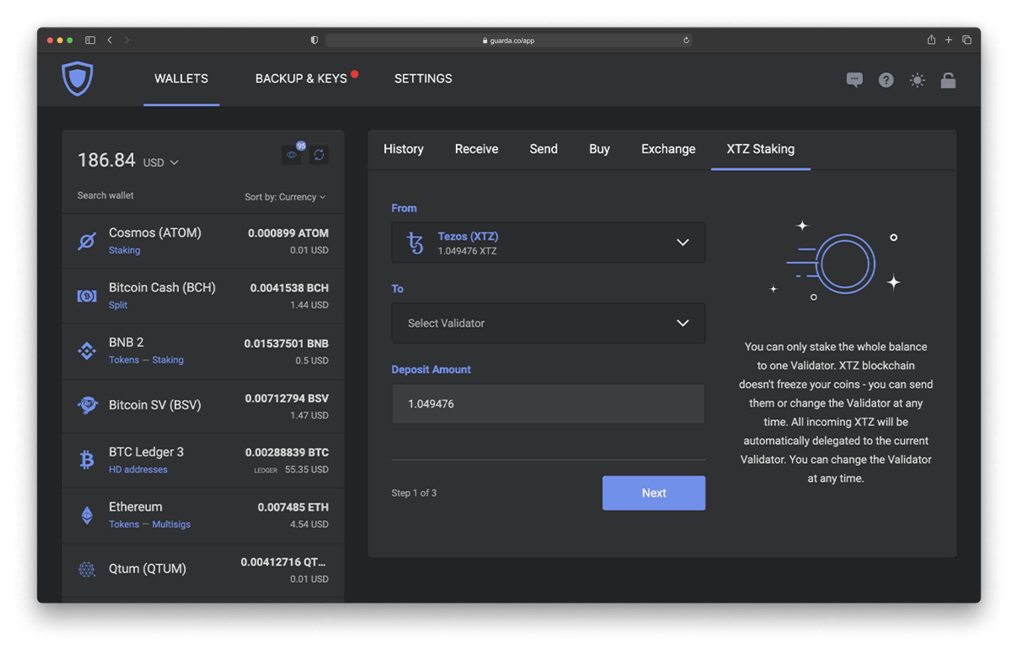 Earn with Staking